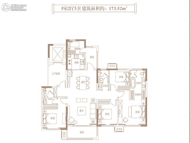 > 名门紫园户型图