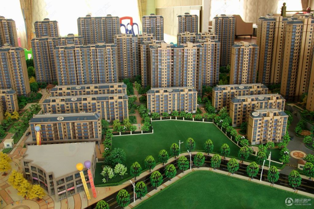 翰林御景沙盘实景图