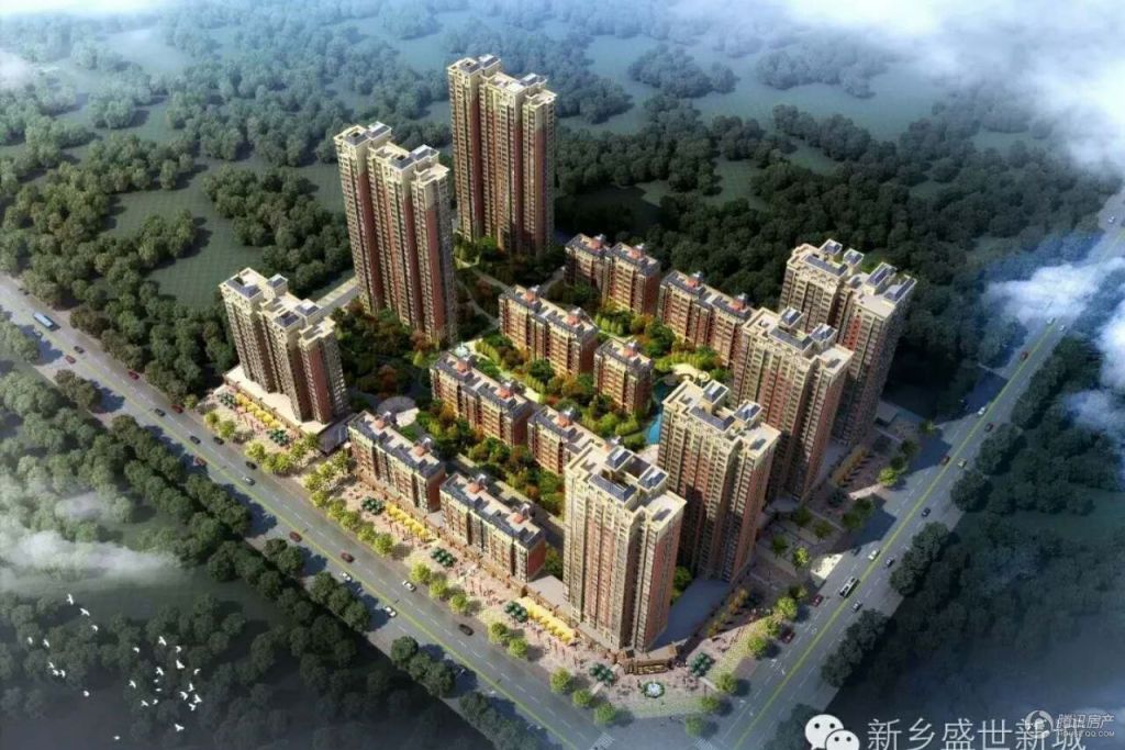 新乡盛世新城房源在售均价4000元平