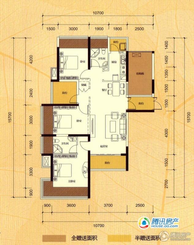融晟公园大地户型图