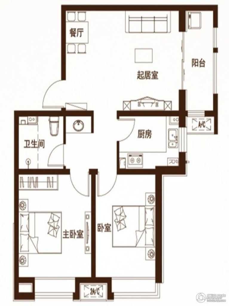  宏泰龙邸户型图