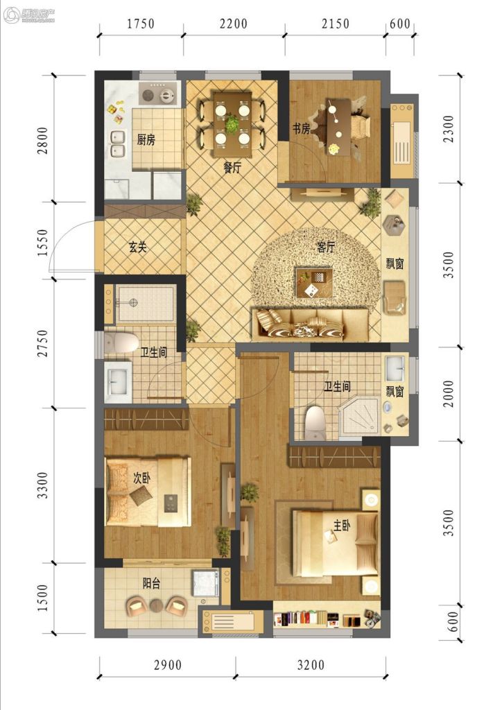 > 万通上园新新家园户型图