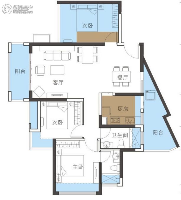 > 恒地悦山湖户型图