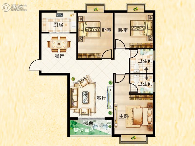 > 枫桥水岸户型图