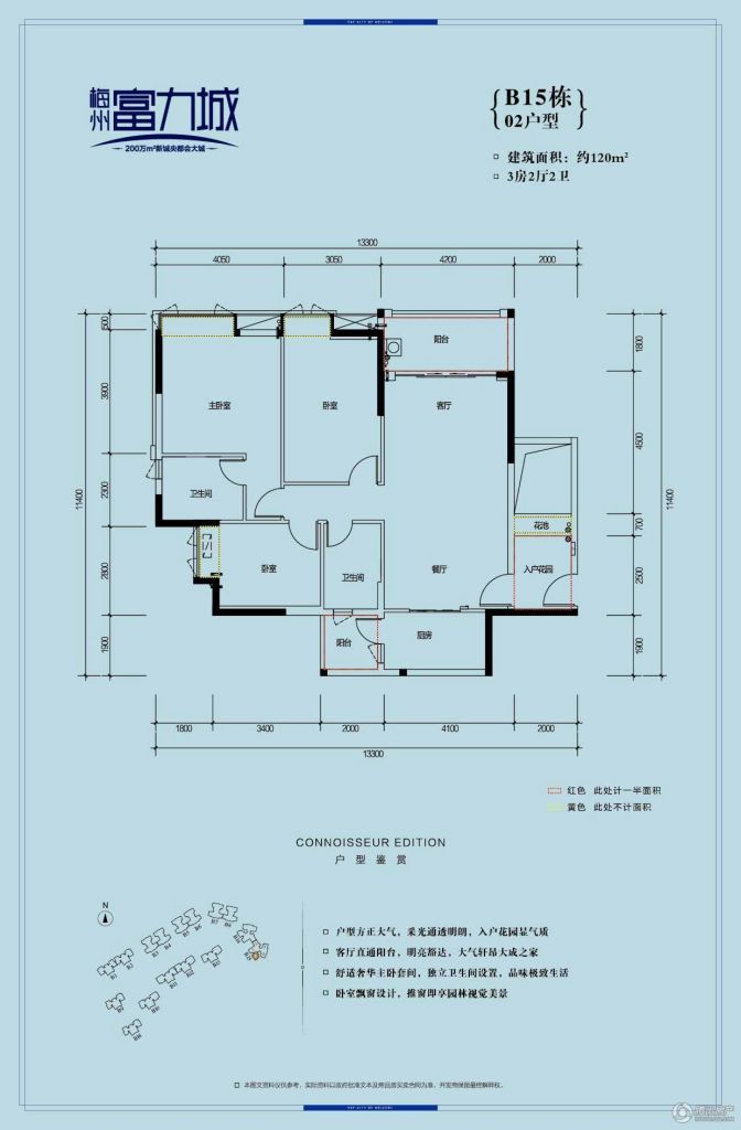 梅州富力城户型图