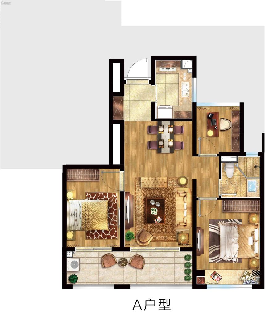 > moc芯城汇(住宅)户型图
