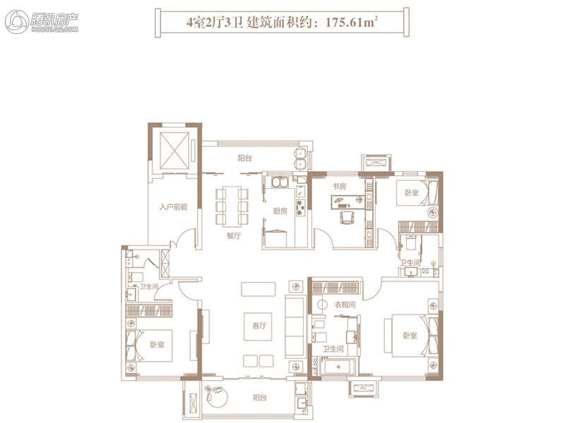 > 名门紫园户型图