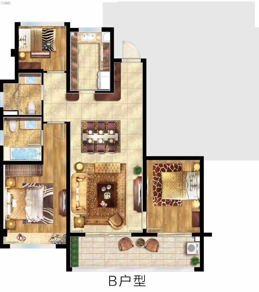 > moc芯城汇(住宅)户型图