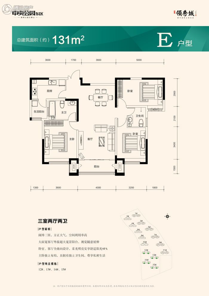 > 济南鲁能领秀城户型图