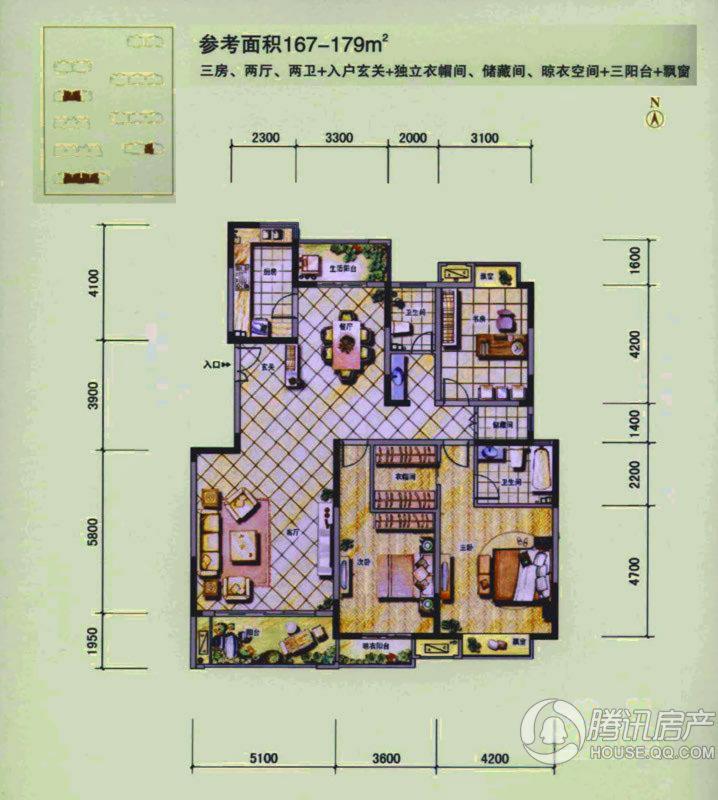 > 中国铁建梧桐苑户型图