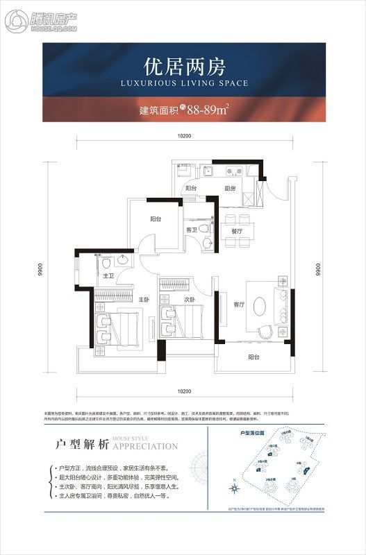 颐安·都会中央3期户型图