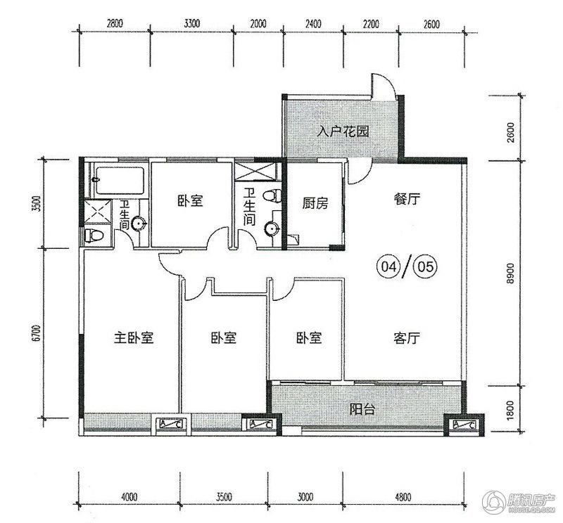 > 水木清华户型图