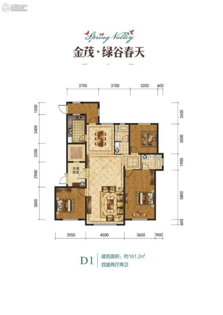 > 金茂绿谷春天户型图