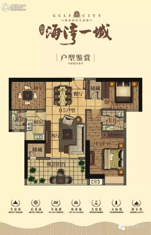 ></p></a> 海湾一城户型图