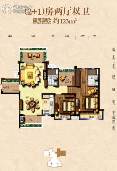 碧桂园越秀西江悦府户型图