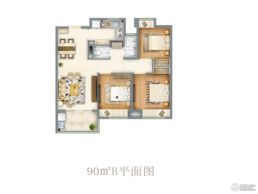 > 新城西岸公园户型图