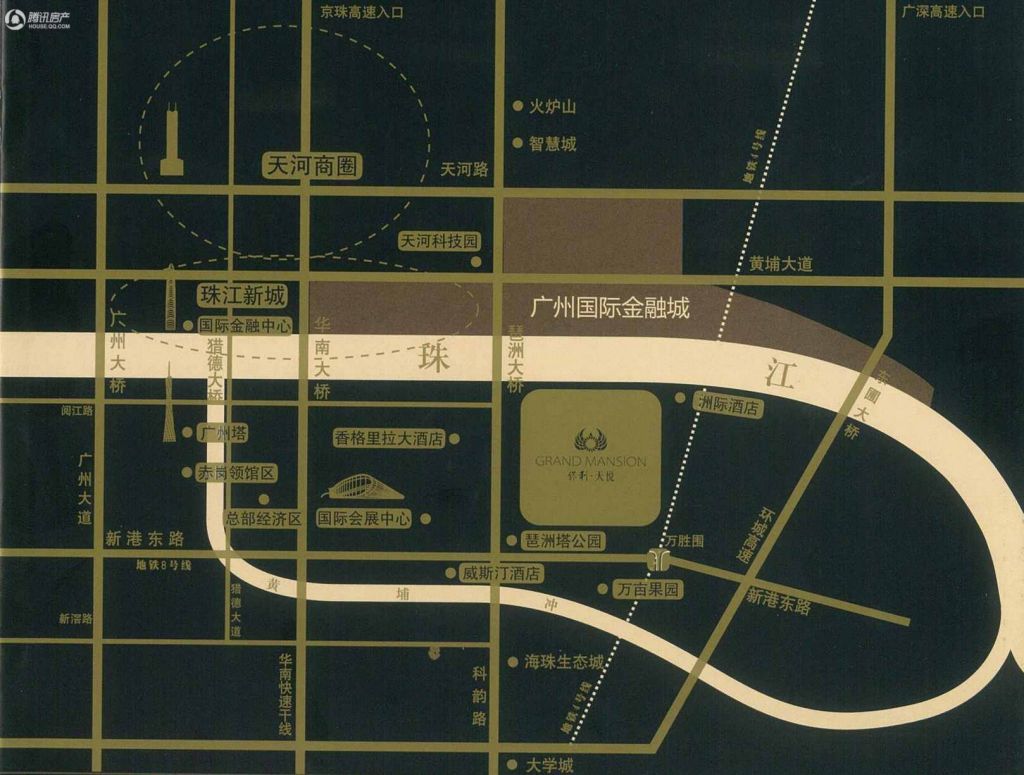 保利天悦·叁悦广场交通图