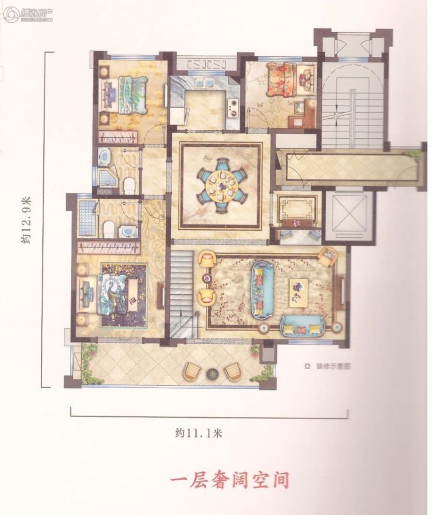 > 中梁温岭印象户型图