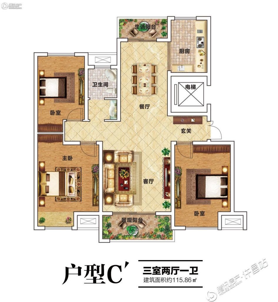 > 建业北海森林半岛户型图
