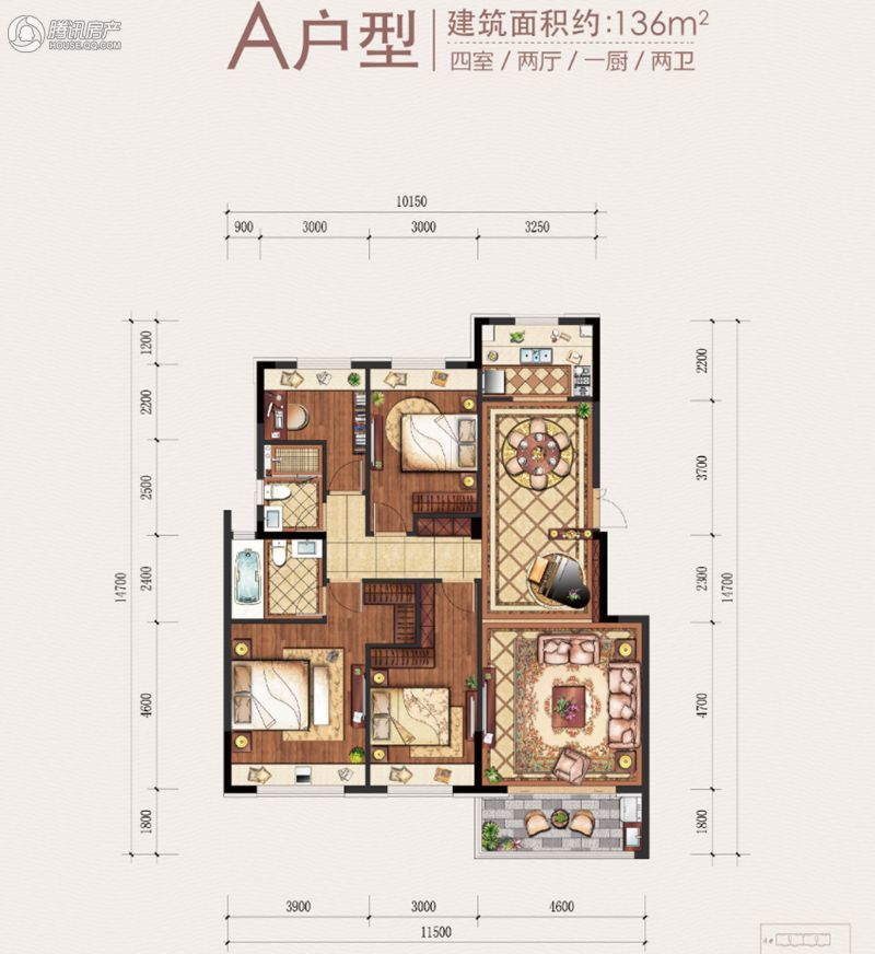 > 置地·康熙左岸户型图