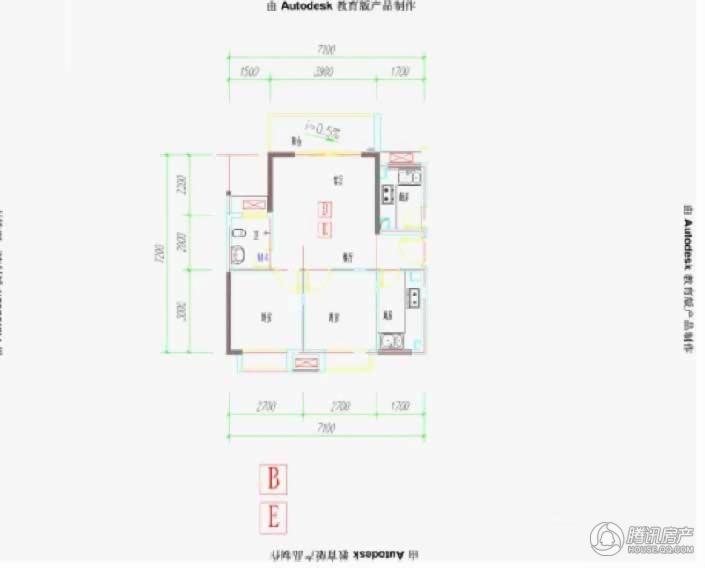> 南江花园户型图