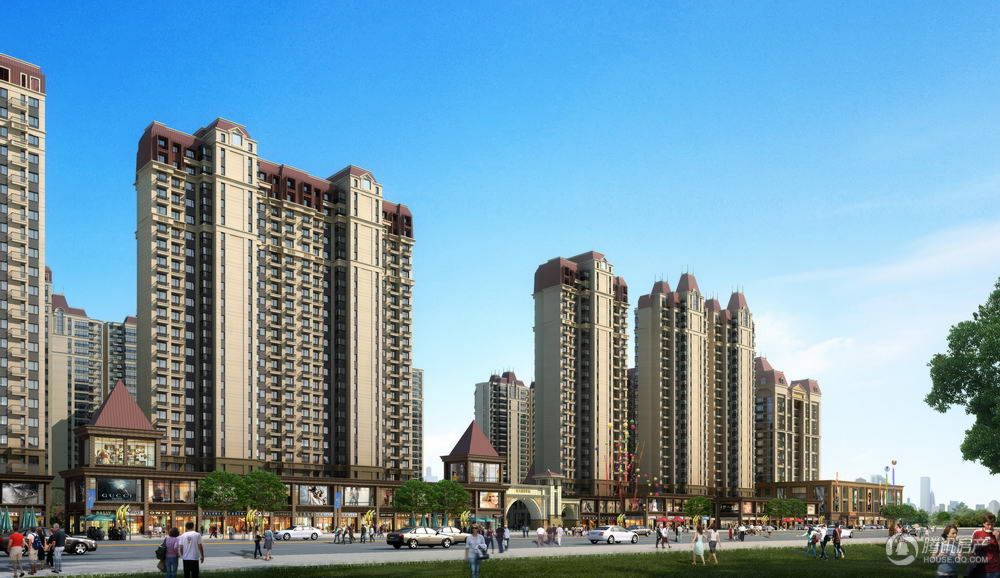 廊坊恒大翡翠华庭4397平全装修公寓在售
