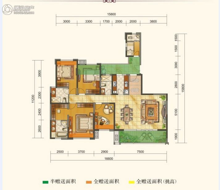 > 佳兆业君汇上品户型图