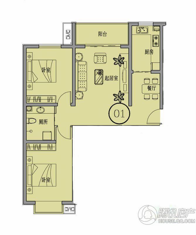 金域名邸户型图