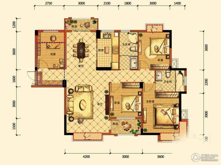 > 嘉业海棠湾户型图