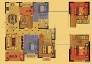 昆山中南世纪城4室2厅2卫138平方米户型图