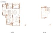 海伦湾3室2厅3卫163平方米户型图