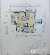 大上海商贸城3室2厅2卫0平方米户型图