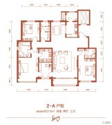 北京城建・胜茂广场4室2厅3卫213平方米户型图