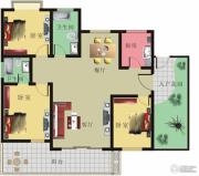 棕榈泉花园3室2厅2卫146平方米户型图