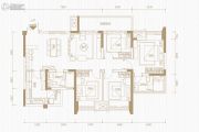 凯德世纪名邸3室2厅2卫105平方米户型图