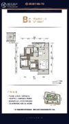 昊翔源壹城中心2室2厅1卫0平方米户型图
