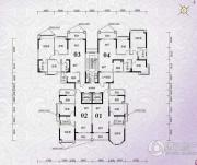 锦绣国际花城2室2厅1卫69平方米户型图