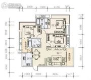 华宁瑞城3室2厅2卫113平方米户型图