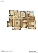 保利独墅西岸3室3厅2卫180平方米户型图