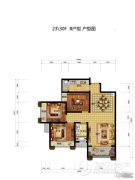 新天地1683室2厅1卫0平方米户型图