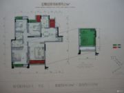 首创德尔菲谷3室2厅2卫113平方米户型图