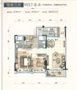碧桂园华府（龙江）3室2厅2卫0平方米户型图