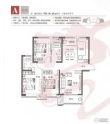 烟台莱山宝龙广场3室2厅2卫119平方米户型图
