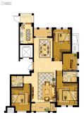 金地家园・公寓4室2厅2卫143平方米户型图