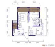 电建地产泛悦国际2室2厅1卫67--73平方米户型图