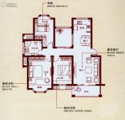 天虹世纪城3室2厅1卫105平方米户型图