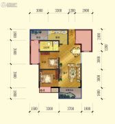 台湾城2室2厅1卫82平方米户型图