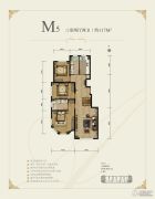 北京城建・上河湾3室2厅2卫117平方米户型图