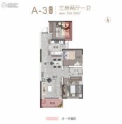 金富・湘江悦城3室2厅1卫0平方米户型图