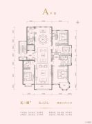 北京城建世华龙樾4室3厅3卫320平方米户型图